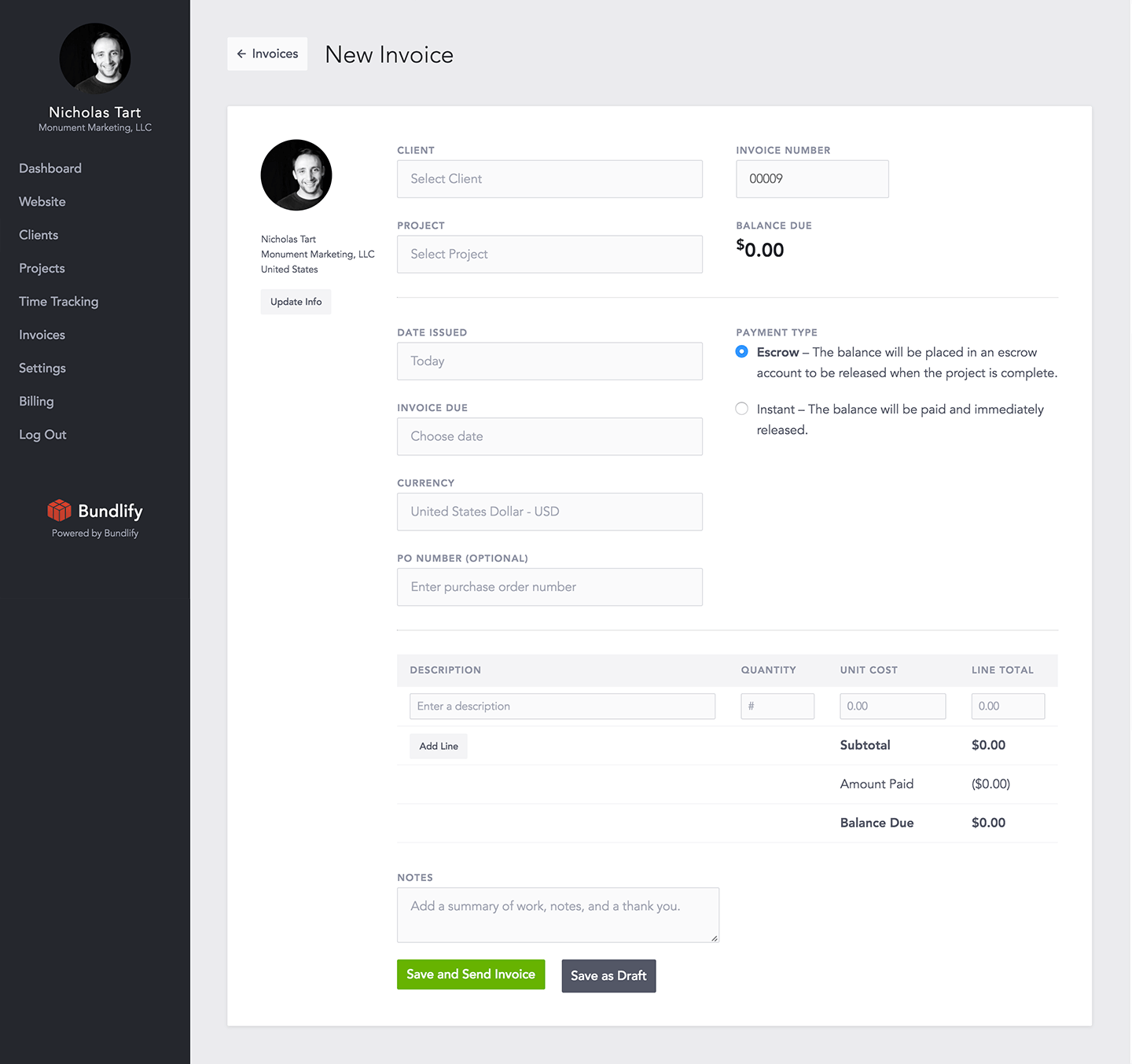 MVP Mission Create Form Mockup